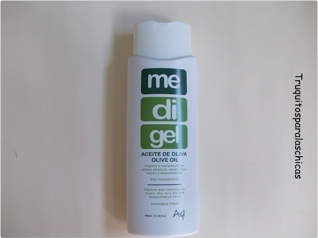 Medigel bath and shower oil